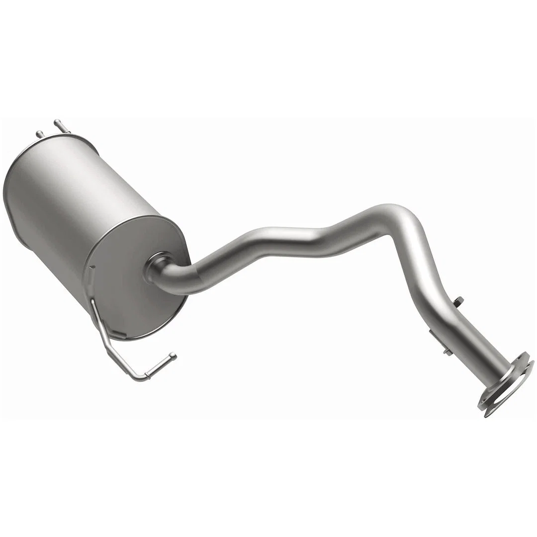 108-0142 – BRE EXHAUST Exhaust Muffler, 7 Inch Width x 9 Inch Height Oval Aluminized Steel Case Single 1-3/4 Inch Off...